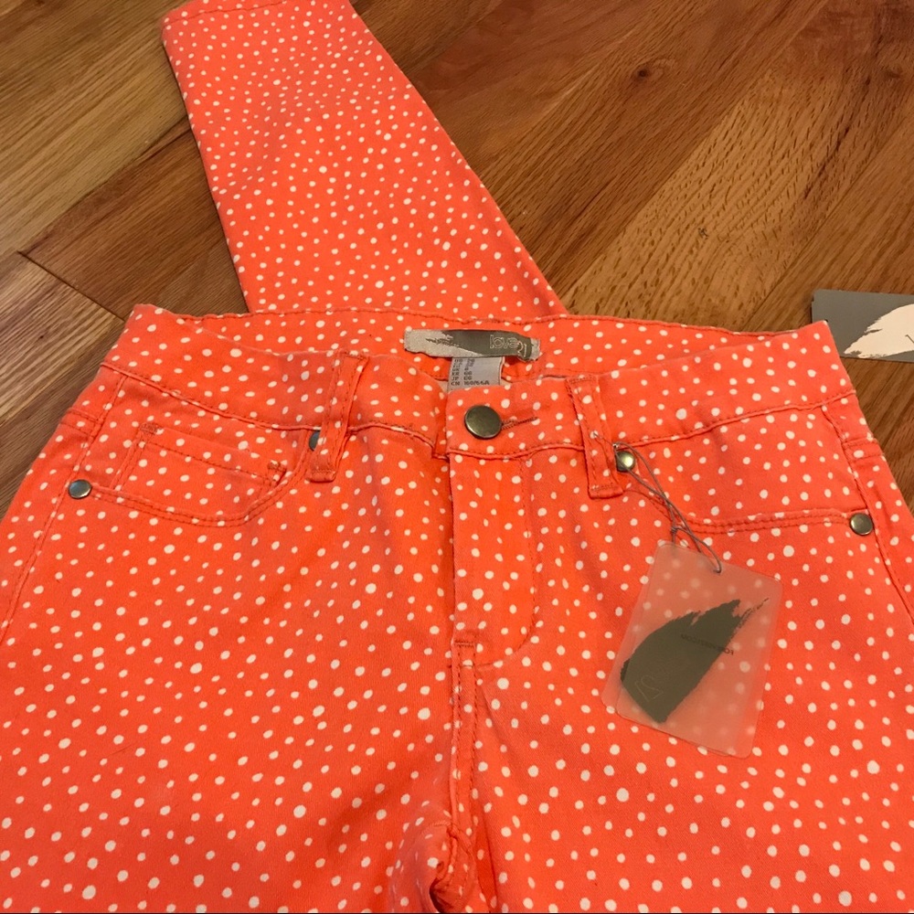 Forever 21 dotted skinny pant